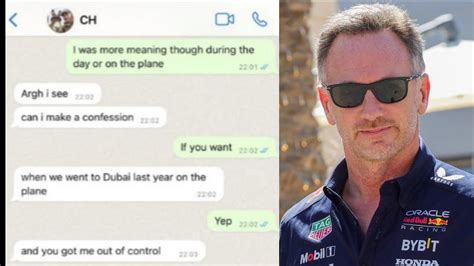 leaked horner messages|Christian Horner text messages and photographs。